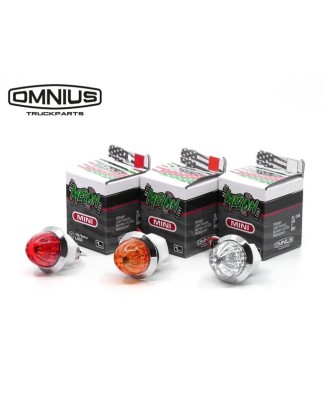 Interior lighting - Omnius - Mini Melon - Chroom - 1.6" - 4cm - Clear - White - 12V-24V