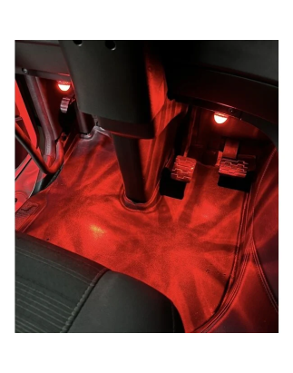 Interior lighting - Omnius - Mini Melon - Chroom - 1.6" - 4cm - Red - 12V-24V