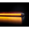 LED Warning lightbar - Strands - Siberia Low Rider - 10 - 10.8" - 27.5cm - Clear - Position light White/Red/Amber - 4 flash patterns - Amber - 12V-30V