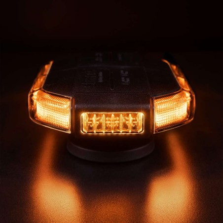 LED Warning lightbar - Strands - Cruise Light 1200 - 48.4" - 122.9cm - Clear - 13 flash patterns - Amber - R65-2 - 12V-30V