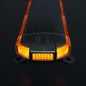 LED Warning lightbar - Strands - Cruise Light 1200 - 48.4" - 122.9cm - Clear - 13 flash patterns - Amber - R65-2 - 12V-30V