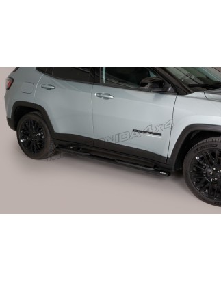 Sidebars - Misutonida - Grand Pedana - Oval - Black matte - Set - Jeep - Compass - 2022+