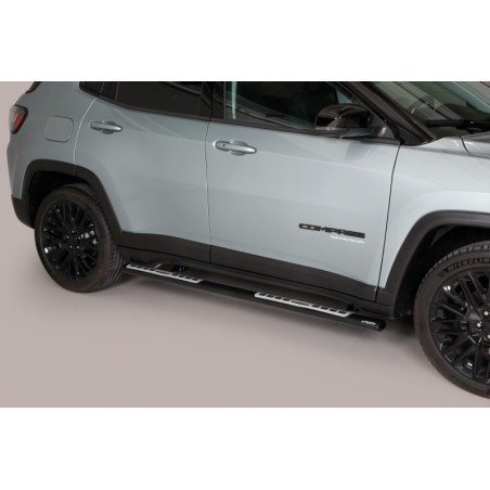 Seitenschutzbügel - Misutonida - Design - Oval - Schwarz matt - Satz - Jeep - Compass - 2022+