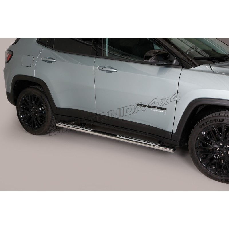 Seitenschutzbügel - Misutonida - Design - Oval - Satz - Jeep - Compass - 2022+ Seitenschutzbügel - Misutonida - Design - Oval - Satz - Jeep - Compass - 2022+