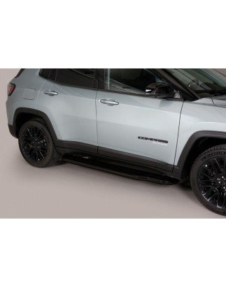 Sidebars - Misutonida - Steps - Zwart mat - Set - Jeep - Compass - 2022+