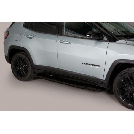 Sidebars - Misutonida - Steps - Zwart mat - Set - Jeep - Compass - 2022+