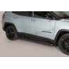 Sidorör - Misutonida - Grand Pedana - Svart Matt - Set - Jeep - Compass - 2022+
