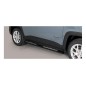 Sidorör - Misutonida - Design - Oval - Svart Matt - Set - Jeep - Renegade - 2018+ Sidorör - Misutonida - Design - Oval - Svart Matt - Set - Jeep - Renegade - 2018+