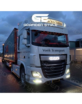 Logoverlichting - Grafiden Style - Hoogte 9cm - Wit/Amber/Rood/Groen/Blauw - 12V-24V - DAF