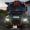 Logo lighting - Grafiden Style - Height 12.8cm - White/Amber/Red/Green/Blue - 12V-24V - Iveco - S-Way - 2019-2024