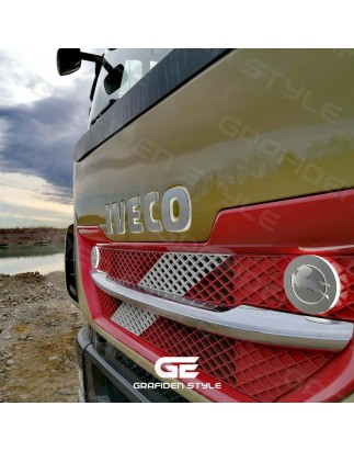 Logo lighting - Grafiden Style - Height 11.6cm - White/Amber/Red/Green/Blue - 12V-24V - Iveco - S-Way - 2025+