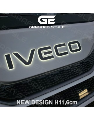 Logoverlichting - Grafiden Style - Hoogte 8.5cm - Wit/Amber/Rood/Groen/Blauw - 12V-24V - Iveco - Daily