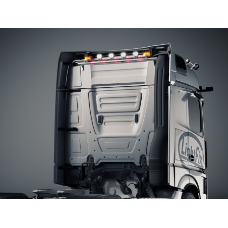 Rear bar - Lightfix - Rear-Light - High gloss stainless steel - Mercedes - Actros - L - Bigspace/Gigaspace/Streamspace - 2025+