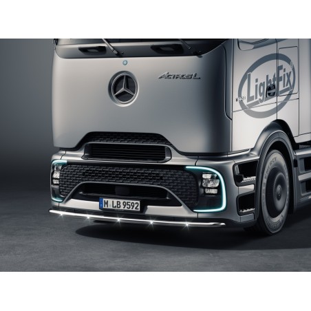 Stoßstangenbügel - Lightfix - Front-Liner - LED - Hochglänzender Edelstahl - Mercedes - Actros - L - 2500mm Cab - 2025+