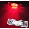 Begrenzungsleuchte - Ledson - Astral - 3.1" - 7.9cm - Klar - Rot - 12V-24V
