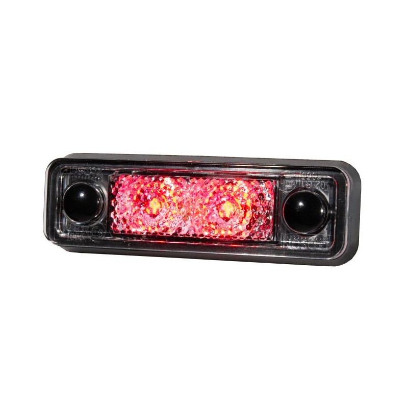 Begrenzungsleuchte - Ledson - Astral - 3.1" - 7.9cm - Klar - Rot - 12V-24V Begrenzungsleuchte - Ledson - Astral - 3.1" - 7.9cm - Klar - Rot - 12V-24V