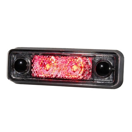 Marker Light - Ledson - Astral - 3.1" - 7.9cm - Clear - Red - 12V-24V