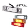 Begrenzungsleuchte - Ledson - Astral - 3.1" - 7.9cm - Klar - Rot - 12V-24V