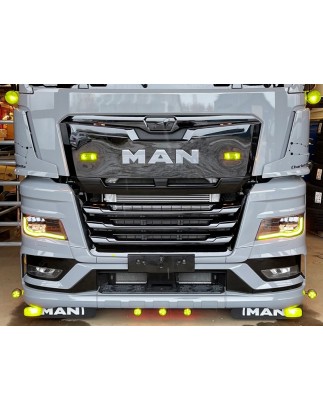 Daytime running lights - Matronics - White/Amber/Yellow - 24V - Set - MAN - 2020+