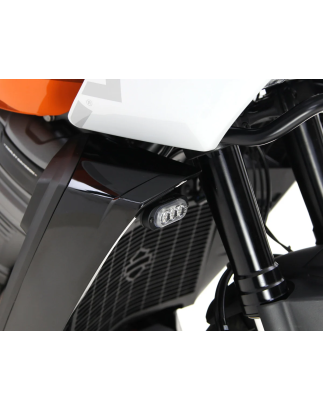 Dagrijverlichting - Denali - T3 Switchback Signaalverlichting - 2.9" - 7.4cm - Plug and Play Upgradekit - Wit/Amber - 12V - Set - Harley Davidson - Pan America - 1250 - 2021+