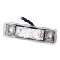 Marker Light - Ledson - Astral - 3.1" - 7.9cm - Clear - White - 12V-24V Marker Light - Ledson - Astral - 3.1" - 7.9cm - Clear - White - 12V-24V