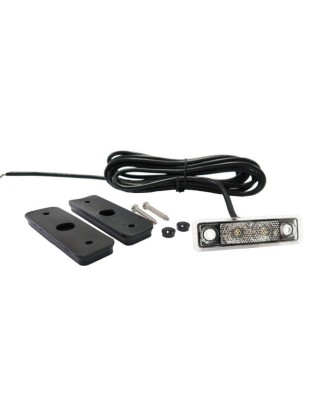 Markeringslicht - Ledson - Astral - 3.1" - 7.9cm - Smoke - Rood - 12V-24V