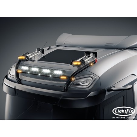 Roof bar - Lightfix - Sky-light H-Type - Prewired - Black - DAF - XD/XF/XG - Sleeper High Cab - 2021+