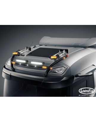 Dakbeugel - Lightfix - Sky-light H-Type - Voorbekabeld - Zwart - DAF - XD/XF/XG - Sleeper High Cab - 2021+