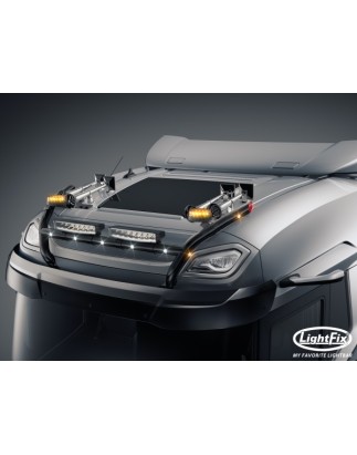Dakbeugel - Lightfix - Sky-light H-Type - Voorbekabeld - Zwart - DAF - XD/XF/XG - Sleeper High Cab - 2021+