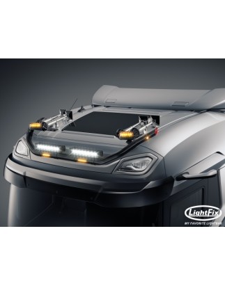Dakbeugel - Lightfix - Sky-light Classic - Voorbekabeld - Zwart - DAF - XD/XF/XG - Sleeper High Cab - 2021+