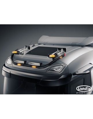 Roof bar - Lightfix - Sky-light Classic - Prewired - Black - DAF - XD/XF/XG - Sleeper High Cab - 2021+