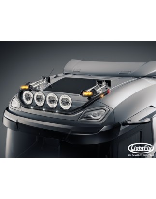 Roof bar - Lightfix - Sky-light Classic - Prewired - Black - DAF - XD/XF/XG - Sleeper High Cab - 2021+