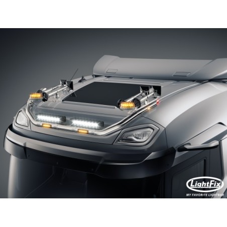 Takbåge - Lightfix - Sky-light Classic - Förkablad - Högblankt rostfritt stål - DAF - XD/XF/XG - Sleeper High Cab - 2021+