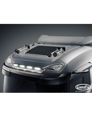 Takbåge - Lightfix - Sky-light Slim - Förkablad - Högblankt rostfritt stål - DAF - XD/XF/XG - Sleeper High Cab - 2021+