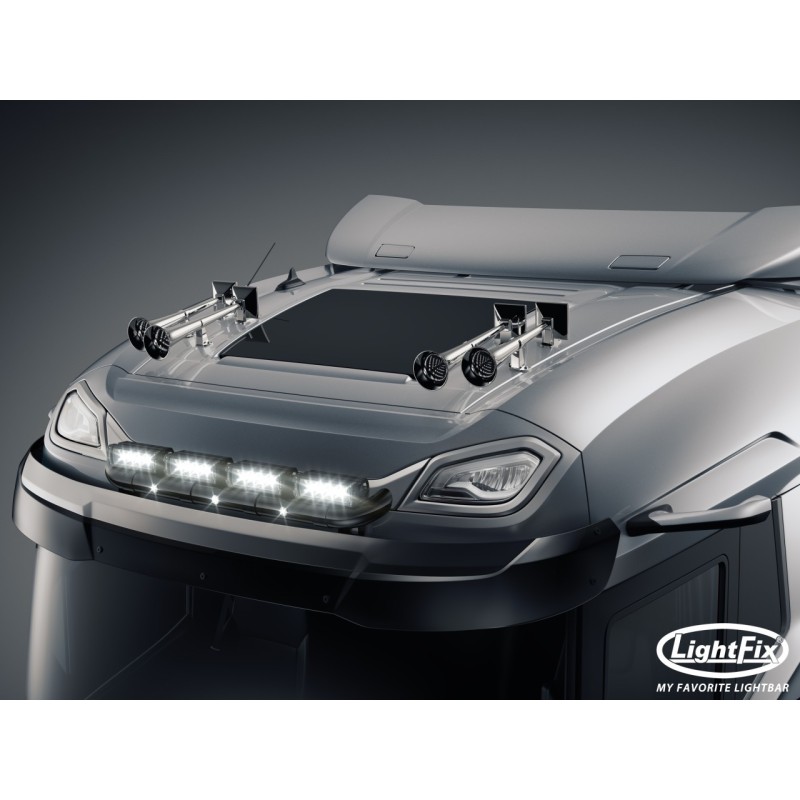 Dachbügel - Lightfix - Sky-light Slim - Vorverkabelt - Schwarz - DAF - XD/XF/XG - Sleeper High Cab - 2021+