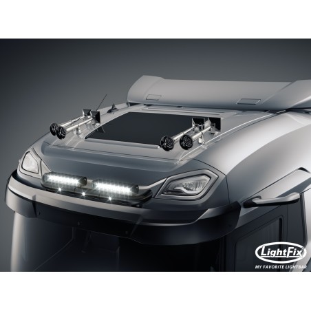Takbåge - Lightfix - Sky-light Slim - Förkablad - Svart - DAF - XD/XF/XG - Sleeper High Cab - 2021+