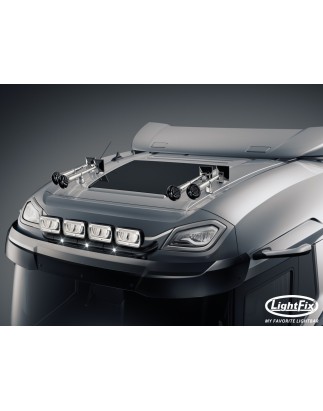 Dakbeugel - Lightfix - Sky-light Slim - Voorbekabeld - Zwart - DAF - XD/XF/XG - Sleeper High Cab - 2021+