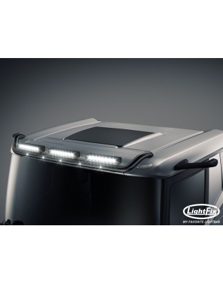 Dakbeugel - Lightfix - Sky-light - Voorbekabeld - Zwart - Voertuig zonder zonneklep - DAF - XD/XF/XG - Lage Cabine - 2021+