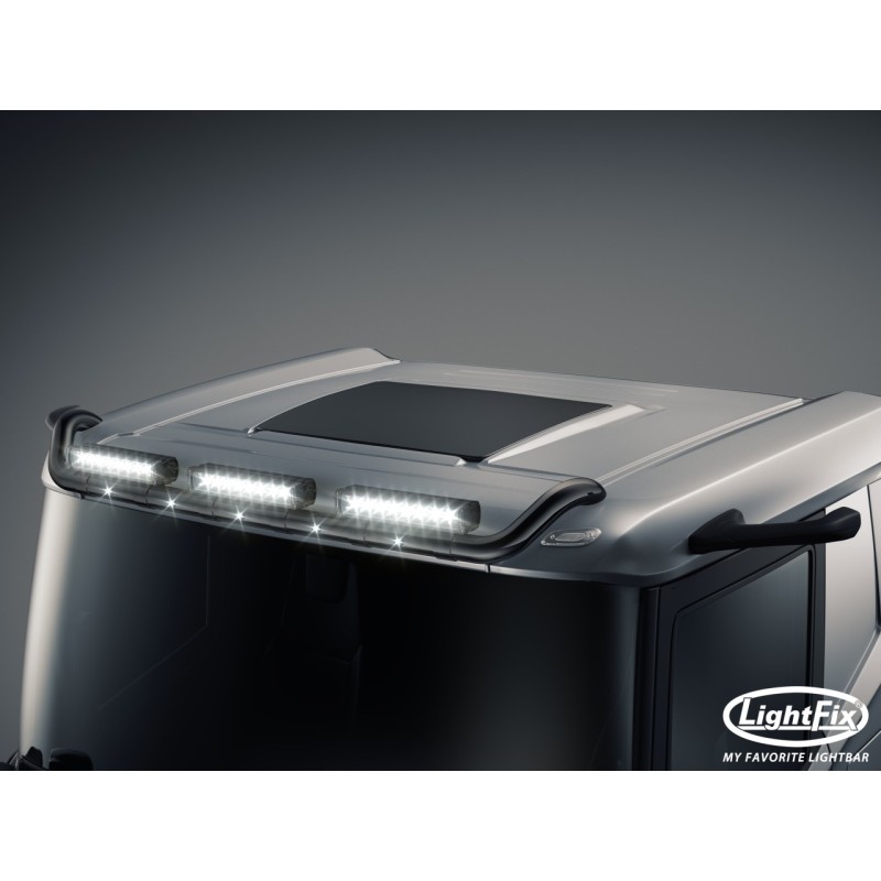 Takbåge - Lightfix - Sky-light - Förkablad - Svart - Fordonsmodell utan solskydd - DAF - XD/XF/XG - Låg hytt - 2021+ Takbåge - Lightfix - Sky-light - Förkablad - Svart - Fordonsmodell utan solskydd - DAF - XD/XF/XG - Låg hytt - 2021+