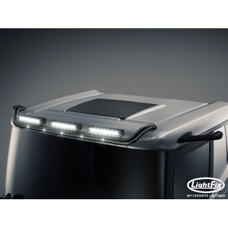 Takbåge - Lightfix - Sky-light - Förkablad - Svart - Fordonsmodell utan solskydd - DAF - XD/XF/XG - Låg hytt - 2021+