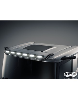 Takbåge - Lightfix - Sky-light - Förkablad - Svart - Fordonsmodell utan solskydd - DAF - XD/XF/XG - Låg hytt - 2021+