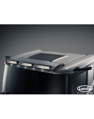 Dakbeugel - Lightfix - Sky-light - Voorbekabeld - Zwart - Voertuig zonder zonneklep - DAF - XD/XF/XG - Lage Cabine - 2021+