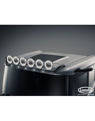 Takbåge - Lightfix - Sky-light - Förkablad - Svart - Fordonsmodell utan solskydd - DAF - XD/XF/XG - Låg hytt - 2021+