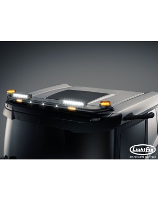 Takbåge - Lightfix - Sky-light - Förkablad - Svart - DAF - XD/XF/XG - Låg hytt - 2021+