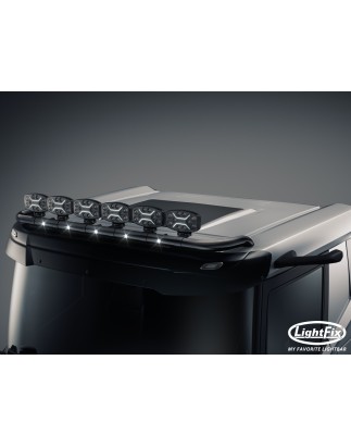 Dakbeugel - Lightfix - Sky-light - Voorbekabeld - Zwart - DAF - XD/XF/XG - Lage Cabine - 2021+