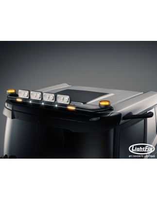 Takbåge - Lightfix - Sky-light - Förkablad - Svart - DAF - XD/XF/XG - Låg hytt - 2021+