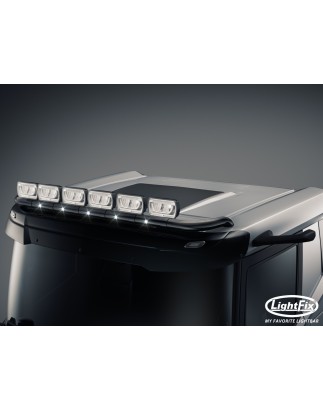 Dakbeugel - Lightfix - Sky-light - Voorbekabeld - Zwart - DAF - XD/XF/XG - Lage Cabine - 2021+