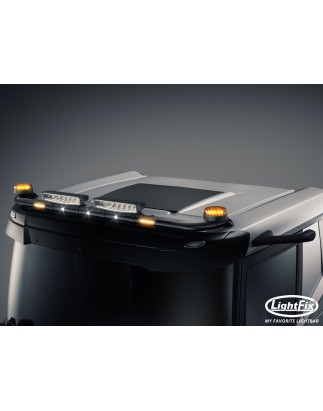 Dakbeugel - Lightfix - Sky-light - Voorbekabeld - Zwart - DAF - XD/XF/XG - Lage Cabine - 2021+