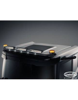Takbåge - Lightfix - Sky-light - Förkablad - Svart - DAF - XD/XF/XG - Låg hytt - 2021+