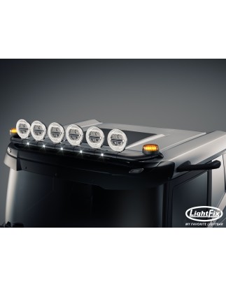 Takbåge - Lightfix - Sky-light - Förkablad - Svart - DAF - XD/XF/XG - Låg hytt - 2021+